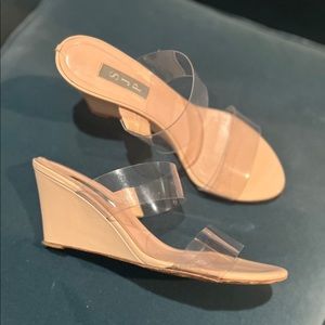 SJP Sarah Jessica Parker wedge sandals